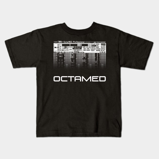 Amiga Octamed Kids T-Shirt by haunteddata